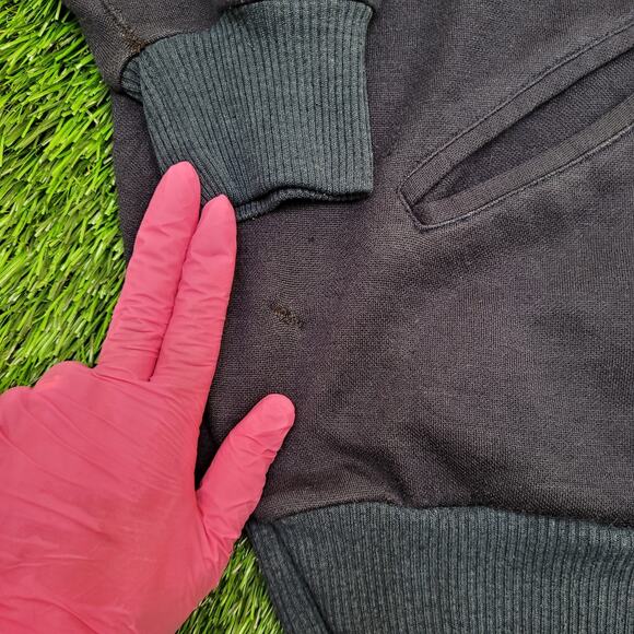 Vintage Notre-Dame Zip Sweatshirt Womens XL 24x26 Baggy - Picture 4 of 14